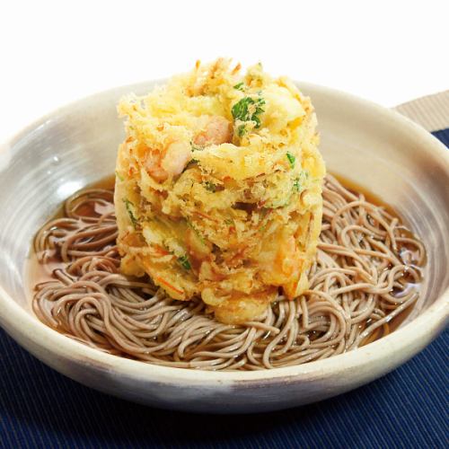 Kakiage soba (hot or cold)