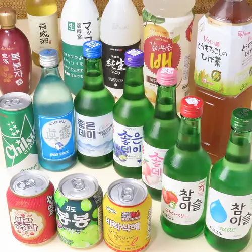 珍しい「壺」で提供!韓国焼酎とマッコリ