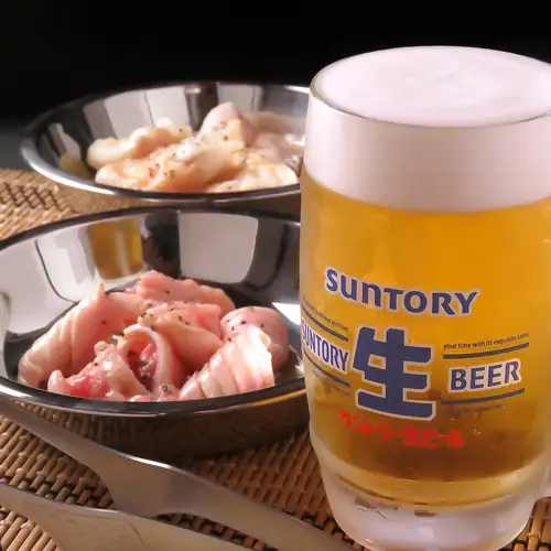旨いホルモンには、旨い酒！！