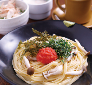 Choose from any pasta menu♪ Great value drink set