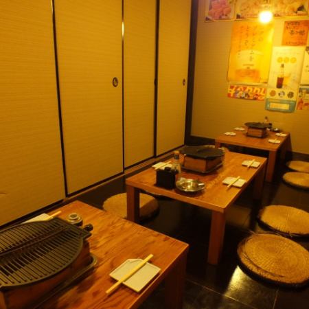 The 2nd floor is a relaxing banquet ◎ If you want to relax in Chofu, go to the Yakiniku x Hormone Kintaro Chofu store.