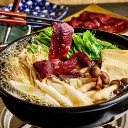 鯨肉のはりはり鍋
