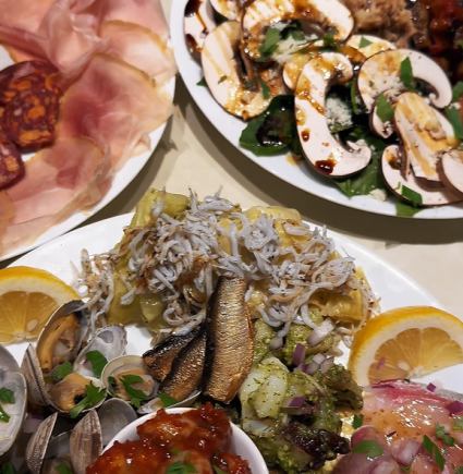 메인 & 파스타 주문으로 전채 · 젤라토 뷔페! 플랜