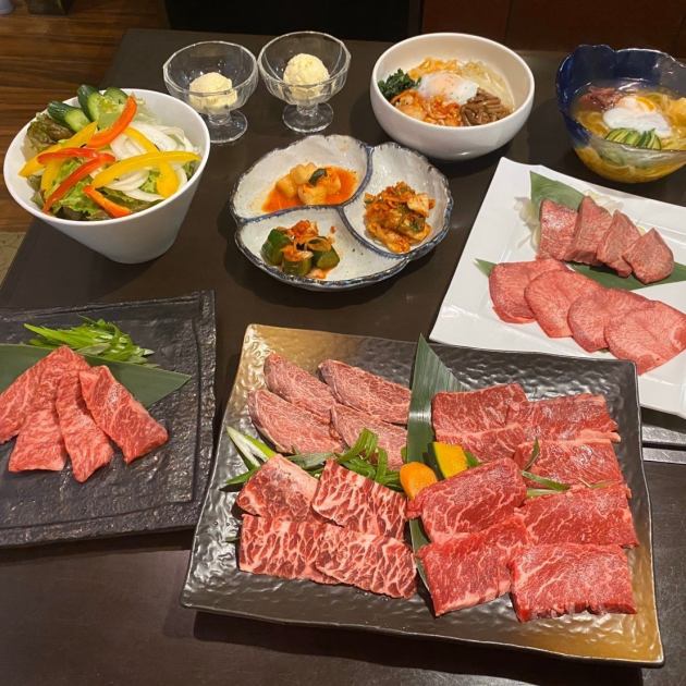 赤門堪能プラン 全11品4500円 焼肉赤門 本八幡店