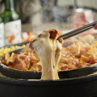 ☆Chumaru girls' night out☆ Choose from the popular Dakgalbi or the exquisite UFO fondue♪ [3,300 yen with all-you-can-drink 3-hour system]