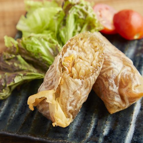 Korean spring rolls <Japchae or pork kimchi>