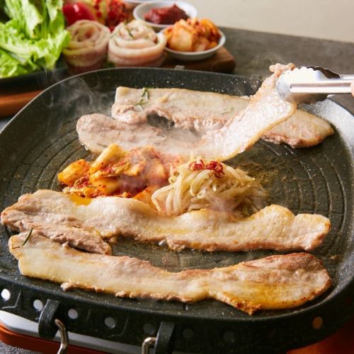 A variety of Korean dishes that bring out the deliciousness of the ingredients