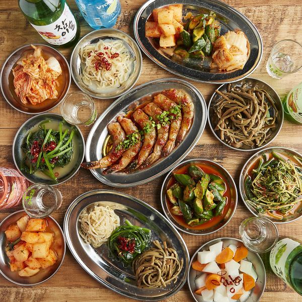 食べ放題や単品注文できる韓国のソウルフードの冷麺、スンドゥブやヤンニョムセウ!!など韓国料理を是非♪