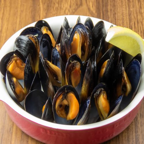 Mussels white wine steamed