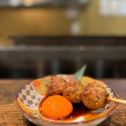 月見つくね ~大山鶏+どんぐり卵~