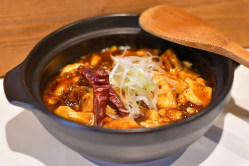 Bud's popular menu! Lamb mapo tofu perfect for this time of year♪
