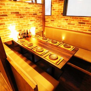 広々とした店内には個室席が豊富にござます！お客様にぴったりの個室をご提供♪