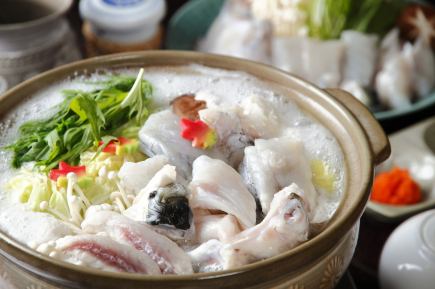 「忘年会・宴会」『トラフグてっちりコース』3H飲み放題+全12品 6500円