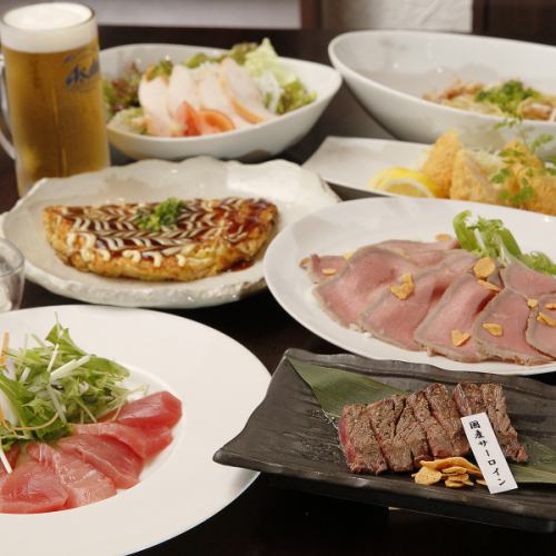 [To beat the heat] Summer feast ★ Includes 2 hours of all-you-can-drink! Fresh fish carpaccio and the popular Zabuton steak