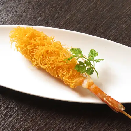 海鲜串，虾肉卡塔伊菲