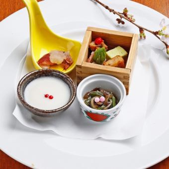 A gorgeous kaiseki meal suitable for celebrations. "Special Meeting Plan" *Red rice and sea bream can also be provided.