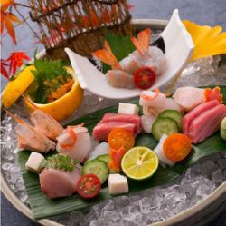 Sashimi that is pleasing to the eye