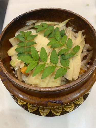 竹の子釜飯