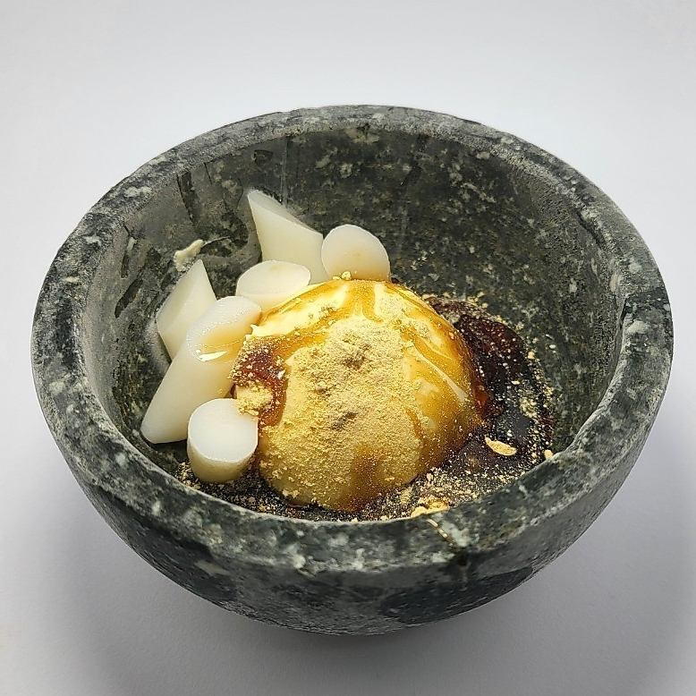 韩国麻糬和黑蜂蜜大豆粉冰淇淋<香草/抹茶>