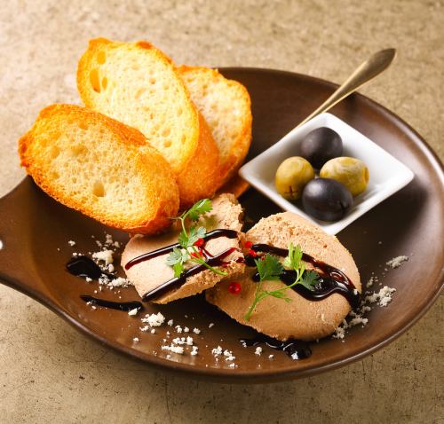 Excellent!! Special chicken liver mousse