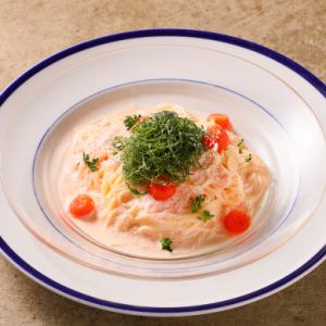 Mentaiko and perilla cream sauce