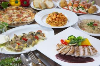 お魚、お肉料理どちらもご用意!飲み放題付きパーティプランC(税込6000円)