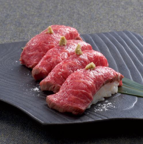 Tokori的特色和牛牛肉寿司！