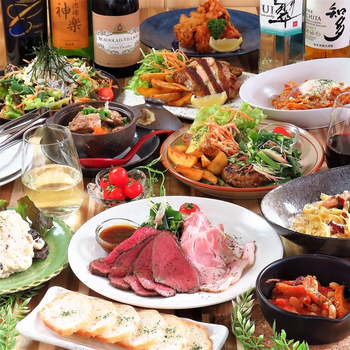 【平塚駅でイタリアンと和食が楽しめるお店！】国産ワインや日本酒の種類も豊富♪