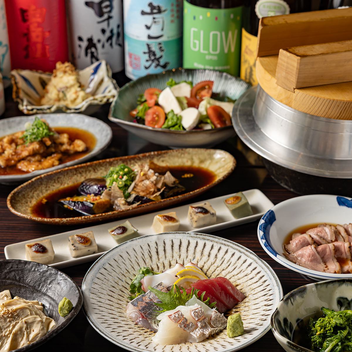 毎日市場で仕入れた新鮮な海鮮料理と、手作りにこだわった一品を楽しめるお店!