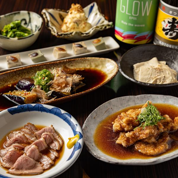 おばんざい多数ございます!ポテサラ、湯葉、なすの揚げびたしetc...お気に入りを見つけてください♪