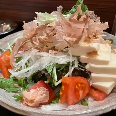 豆腐サラダ