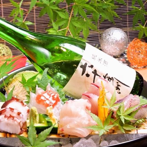 We will propose the best combination of sake and food ★