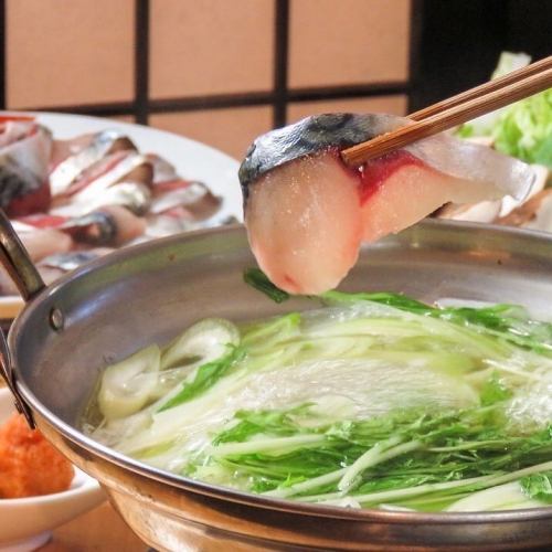 受歡迎的湯口青花魚涮涮鍋