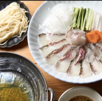 夏のゆうこう真鯛の刺しゃぶ