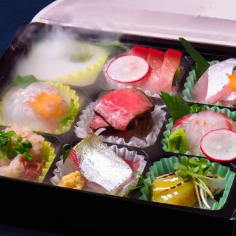 【TAKEOUT】当日30分前までOK☆1日限定20食！長崎海鮮玉手箱(上) 2500円(込)→2000円(込)