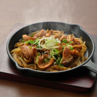 スタミナホルモン鉄板