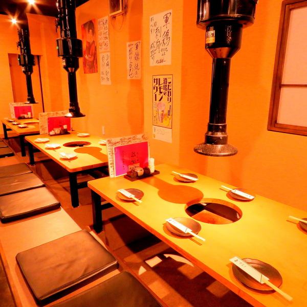 [We accept banquet in Tenma] 2F is available for up to 40 people.A spacious seating area with a 4/6 seating table and a dugout seat.Private banquets are also available.Please feel free to contact us about the number of people, including drinking parties with friends around Tenma, launch, company banquets, year-end parties, New Year's parties, welcome receptions, etc. Please feel free to contact us!