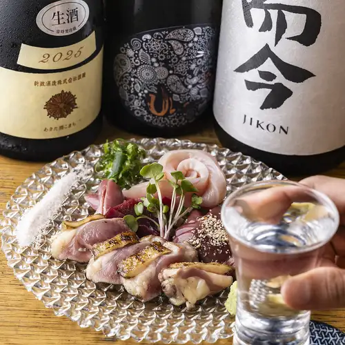 【新鮮軍鶏】軍鶏刺し盛り合わせ◎