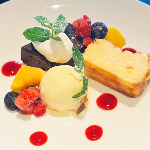 Assorted homemade desserts