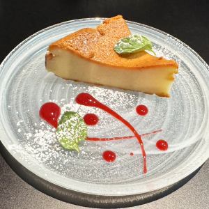 Homemade cheesecake