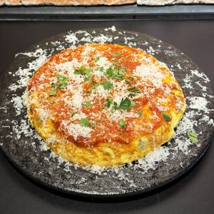 Italian-style omelette with seasonal vegetables