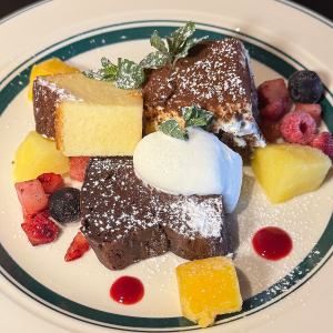 Assorted homemade desserts