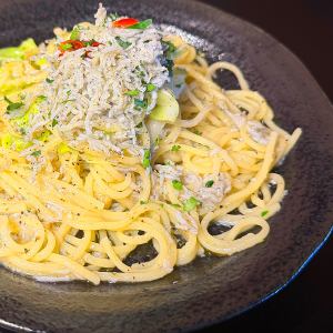 Whitebait and spring cabbage peperoncino