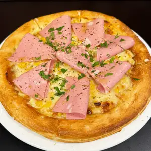意大利火腿玉米奶油披萨