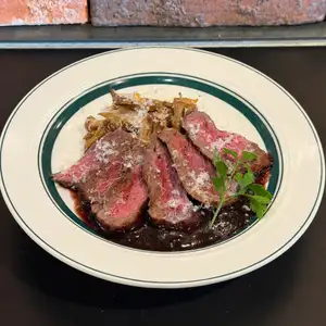 Tagliata made with domestic lamps