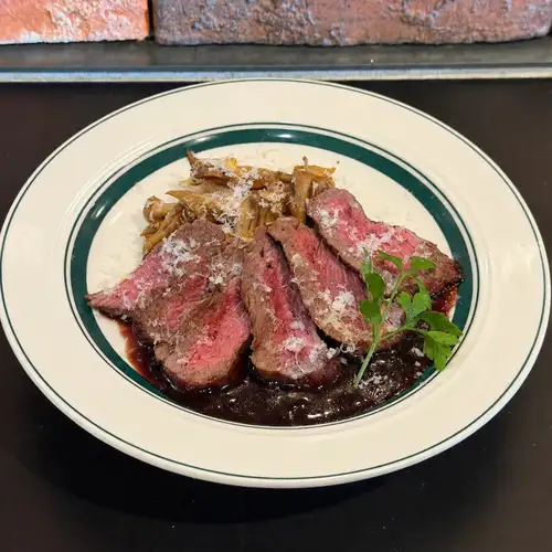 Tagliata made with domestic lamps