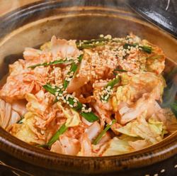 自家製生キムチの小鍋立て