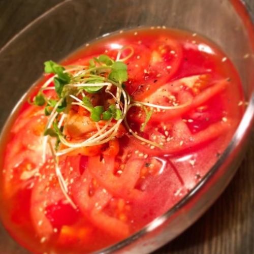 Tomato kimchi cold noodles