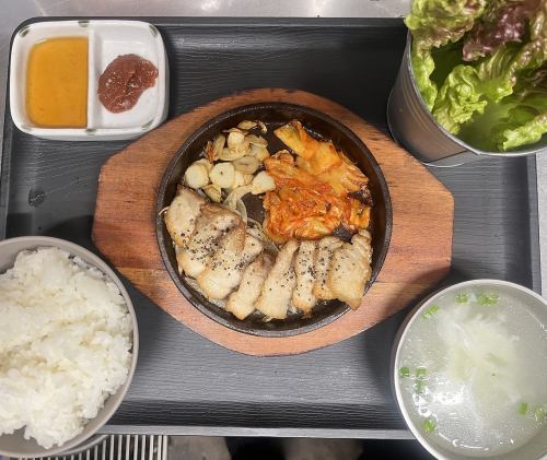 サムギョプサル定食