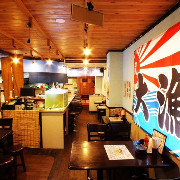 JR常磐線 新松戸駅近くで鮮度抜群の海鮮や創作和食を楽しむなら寄処居酒屋「匠海」にお越し下さい!お席は1名様~最大35名様。お座敷、テーブルを中心にゆったりお過ごし頂ける清潔な空間が自慢です!飲み放題付宴会コースは3500円~、料理長こだわりの創作和食料理も種類豊富にご用意!